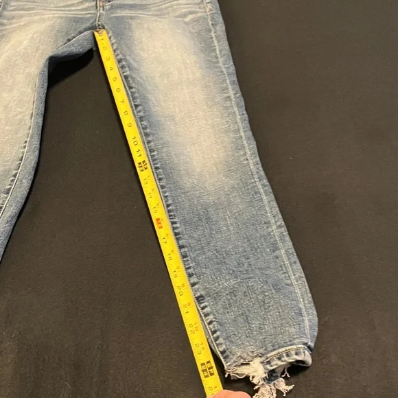 Buckle Black Distressed Skinny Blue Jeans - Picture 2 of 8